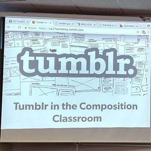 Workshop on Tumblr in the classroom by tengrrl on Flickr