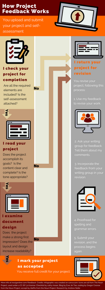 Infographic on How Project Feedback Works