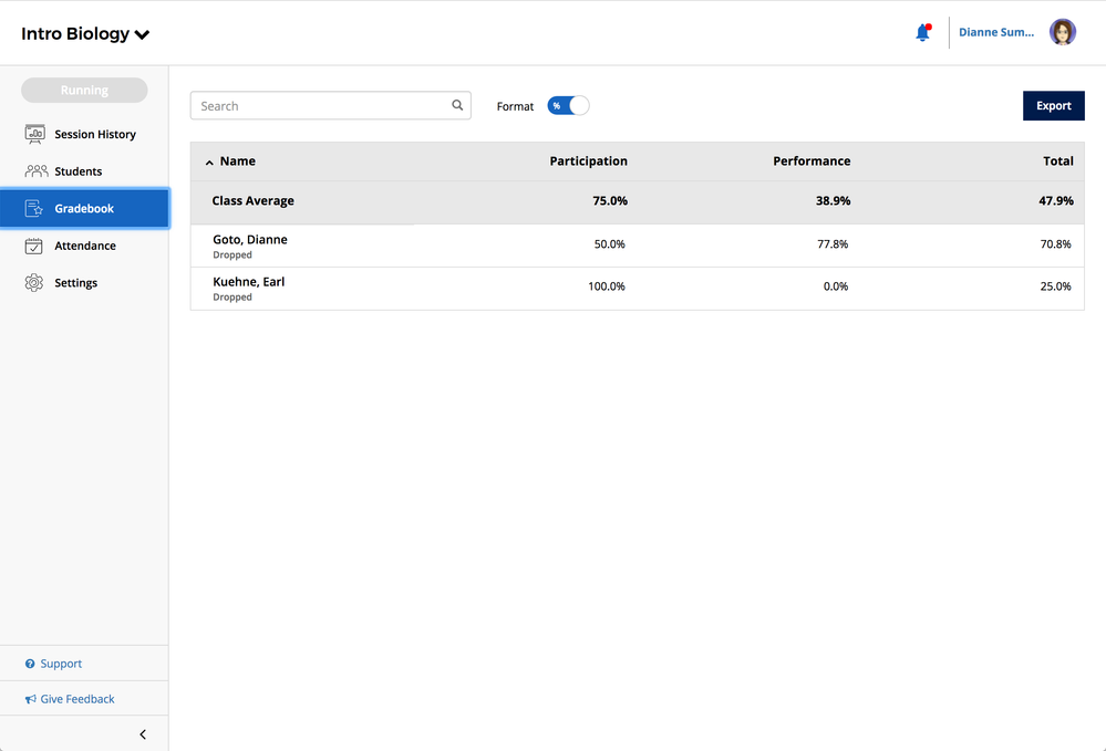 5.0 Gradebook