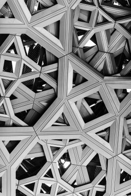 The roof of the Louvre in Abu Dhabi.