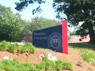 photograph of a Brandeis University sign at the university.jpg