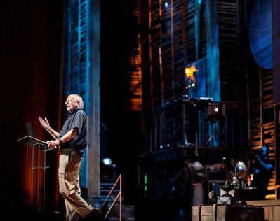 Daniel Kahneman on stage at a TED Conference